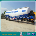 China shandong 3 axle 45m3 steel silo bulk cement trailer in Dubai